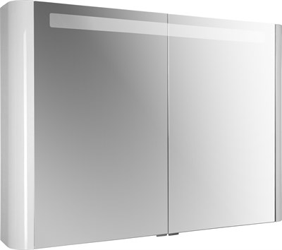 Зеркальный шкаф Am.Pm Sensation M30MCX1001WG белый глянец, с подсветкой (M30MCX1001WG) (Код товара:33032) - фото 182693