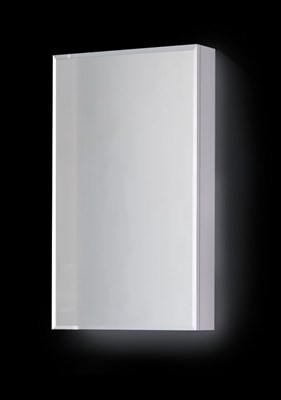 Зеркало-шкаф RAVAL Kub 40 белый универсальный (Kub.03.40/W) (Код товара:36741) - фото 284599