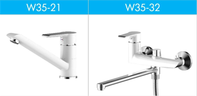 Набор смесителей для ванной и кухни Rossinka W W35-21 и W35-32