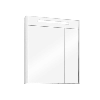 Зеркальный шкаф Aquaton Сильва 60 1A216202SIW70 с подсветкой Дуб полярный
