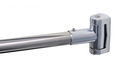 Карниз для ванной дуговой Fixsen нерж.сталь-хром max. 180 см.