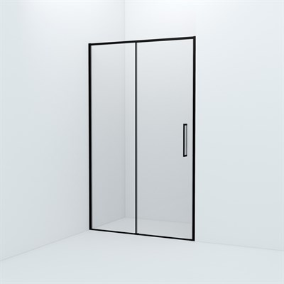 Душевая дверь IDDIS Slide черный алюминиевый профиль 120х195 см (SLI6BS2i69) - фото 361802