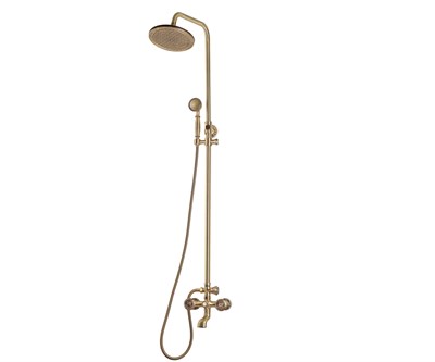Комплект двухручковый для ванны и душа Bronze de Luxe ROYAL (10121R) - фото 367043