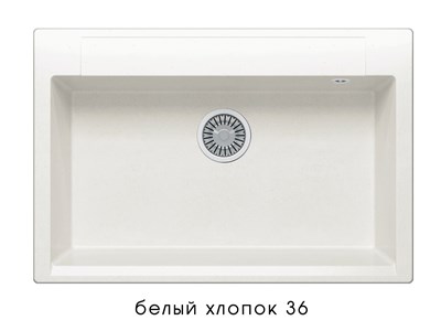 Кухонная мойка  Polygran (ARGO-760 №36 белый хлопок) (473387) - фото 367265