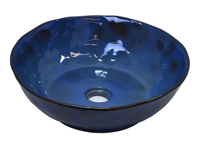 Раковина-чаша на столешницу Bronze de Luxe, сине-коричневый  (2000)