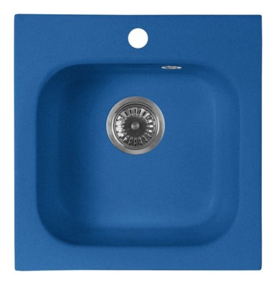 Мойка кухонная AquaGranitEx M-43 (323) синий - фото 382067