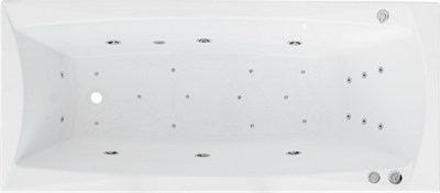 Акриловая ванна Aquanet Cariba 170x75 (г/м, а/м, сп/м, н/м, с/п, к/б) (00174333)