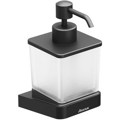Дозатор для жидкого мыла Ravak 10° X07P559, Черный матовый