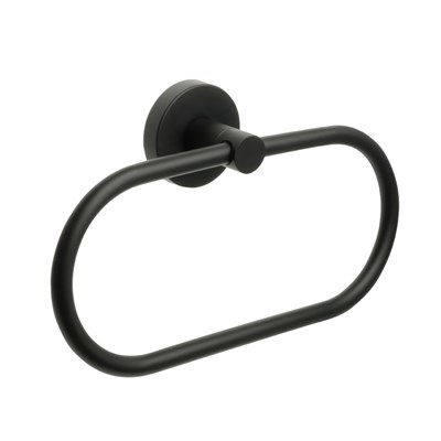 Полотенцедержатель кольцо черный Fixsen Comfort  Black