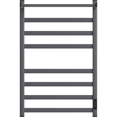 Электрический полотенцесушитель Point Меркурий PN83858PGR П7 500x800 с полкой, диммер справа Графит премиум PN83858PGR - фото 540790