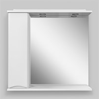 Зеркальный шкаф с подсветкой Am.Pm Like M80MPL0801WG левосторонний, белый глянец (M80MPL0801WG)
