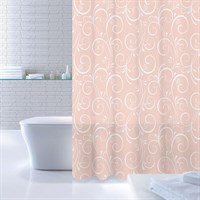 Штора для ванной комнаты 180*200 см полиэстер Breeze Totem White-Pink IDDIS 530P18Ri11