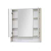 Зеркальный шкаф Акватон Рико 80 1A215302RIB90 белый/ясень фабрик