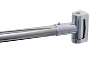 Карниз для ванной дуговой Fixsen нерж.сталь-хром max. 180 см.  (FX-25144)