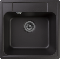 Мойка кухонная GranFest Чёрная Quarz GF-Z48 48 черный