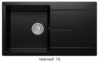 Мойка кухонная Polygran GALS-860 чёрный 408005