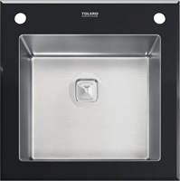 Мойка кухонная Tolero Ceramic Glass TG-500 чёрный 765048