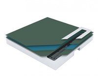 Душевой поддон Pestan Board под плитку Confluo Board UNI 900 со встроенный лотком Frameless Line Black Glass 550 (40007821BG)