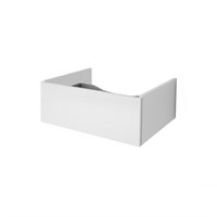 Ящик Dreja  BOX, 60 см, подвесной, для стеклянной столешницы LINE, 1 ящик, push-to-open, белый глянец