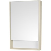 Зеркальный шкаф Aquaton Сканди 55 1A252102SDB20, Белый Дуб верона