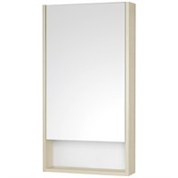 Зеркальный шкаф Aquaton Сканди 45 1A252002SDB20, Белый Дуб верона