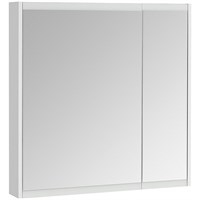 Зеркальный шкаф Aquaton Нортон 80 1A249202NT010, Белый глянец