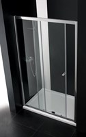 Душевая дверь в нишу Cezares Anima BF-1 130 профиль Хром стекло прозрачное