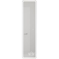 Шкаф пенал Art&Max Platino AM-Pla-400-1600-1D-R-L-DS-F с сенсорным выключателем Белый