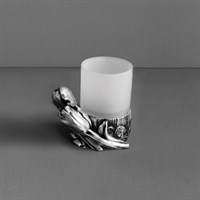 Стакан для зубных щеток Art&Max Tulip AM-B-0082D-T Серебро