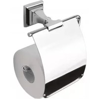 Держатель туалетной бумаги Art&Max Zoe AM-G-6835 с крышкой Хром