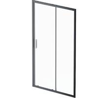Душевая дверь AM.PM Gem 120 W90G-120-1-195BT профиль, Черный матовый стекло прозрачное