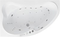 Акриловая ванна Aquanet Capri 160x100 L (г/м, а/м, сп/м, н/м, с/п, PR9862, хромотерапия) (00187413)