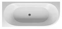 Акриловая ванна Aquanet Family Elegant A 180x80 3805N Gloss Finish (панель Black matte) (3805-N-GW-MB)
