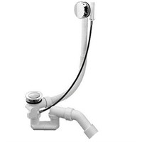 Слив-перелив п/автомат WIRQUIN для ванны с внешним кабелем L=700 мм регулируем.сифоном, вентиль и клапан латунь хром ST-0000010