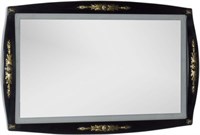 Зеркало Aquanet Виктория 120 черный/золото (00183927)