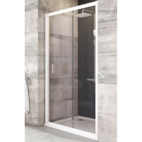 Душевая дверь Ravak Blix BLDP2-100 0PVA0100Z1 профиль, Белый стекло, Transparent