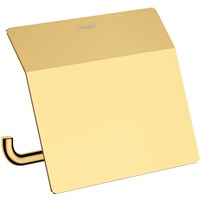 Держатель туалетной бумаги Hansgrohe AddStoris 41753990 с крышкой, Полированное золото