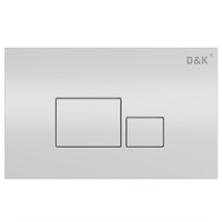 Клавиша смыва D&K Quadro DB1519016, Белая