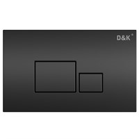 Клавиша смыва D&K Quadro DB1519025, Черная