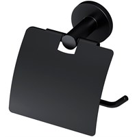 Держатель туалетной бумаги AM.PM X-Joy A85A341422 с крышкой, Черный матовый