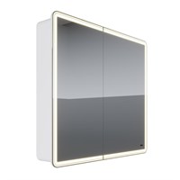 Зеркальный шкаф Lemark Element 90 LM90ZS-E с подсветкой, Белый
