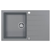 Мойка кухонная Alveus Granital Cadit 20 Concrete-G81 790х500х200 с сифоном, серая 1132025