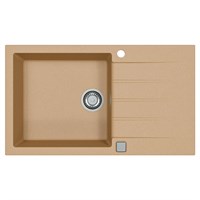 Мойка кухонная Alveus Granital Cadit 40 Beige-G55 860х500х200 с сифоном, бежевая 1132029