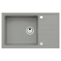 Мойка кухонная Alveus Granital Intermezzo 130 Concrete-G81 780х480х200 с сифоном, серая 1119692