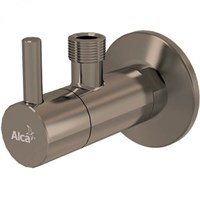Угловой вентиль ALCAPLAST с фильтром 1/2х3/8" никель матовый ARV001-N-B"