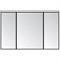 Зеркальный шкаф Акватон Брук 120см белый 1A200802BC010