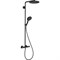 Душевая система Hansgrohe Raindance Select S Showerpipe 27633670 с термостатом, Черный матовый