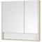 Зеркальный шкаф Aquaton Сканди 90 1A252302SDB20, Белый Дуб верона