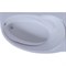 Акриловая ванна Aquatek Бетта 170x97 R BET170-0000084 без гидромассажа с фронтальной панелью с каркасом (вклеенный) со слив-переливом