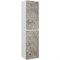 Шкаф пенал Runo Манхэттен 35 00-00001020 подвесной Серый бетон Белый